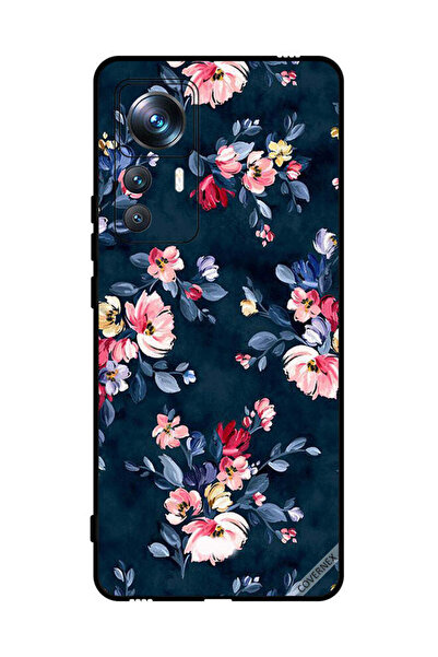 Covernex غطاء حماية لهاتف Xiaomi 12T Pro مزين برسومات زهور مرسومة يدويًا