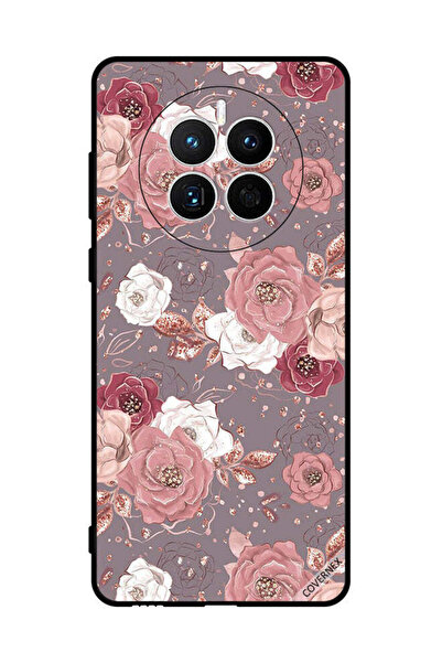 Covernex غطاء حماية لهاتف هواوي ميت 50 بخلفية زهرية