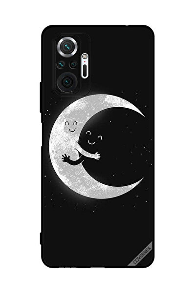 Covernex غطاء حماية لهاتف شاومي ريدمي نوت 10 برو - عناق القمر والسماء المظلمة