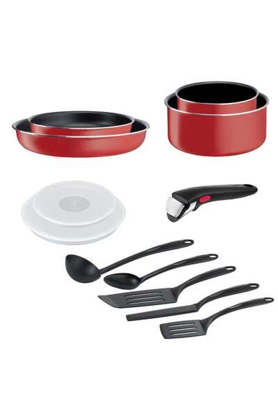 TEFAL Ingenio Easy Cook & Clean 12-piece set, Titanium non-stick coating, Thermo-Signal temperature