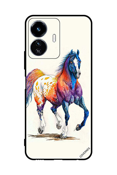 Covernex غطاء حماية لهاتف vivo Y77e - رسمة حصان
