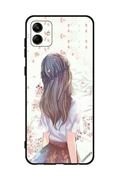 Covernex غطاء حماية لهاتف سامسونج جالاكسي A04 4G، فتاة لطيفة في تفكير عميق