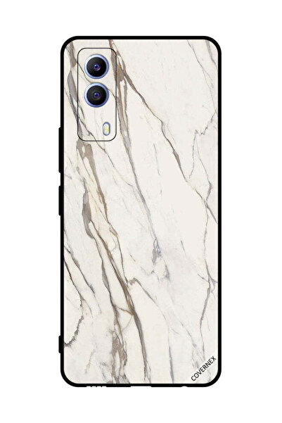 Covernex غطاء حماية لهاتف فيفو T1x بنمط رخامي متصدع كلاسيكي