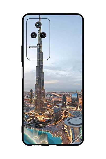 Covernex غطاء حماية لهاتف شاومي بوكو F4 5G منظر جميل لوسط مدينة دبي