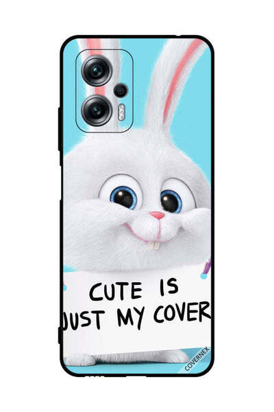 Covernex غطاء حماية لهاتف شاومي ريدمي نوت 11T برو، أرنب لطيف هو مجرد غطاء خاص بي