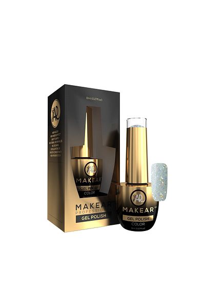 Makeart Baby Lac de unghii semipermanent UV Diamond Makear, S24 albastru deschis, 8 ml