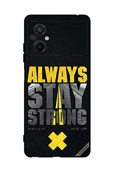 Covernex غطاء حماية لهاتف Xiaomi Poco M5 4G كن قويًا دائمًا ولا تستسلم أبدًا
