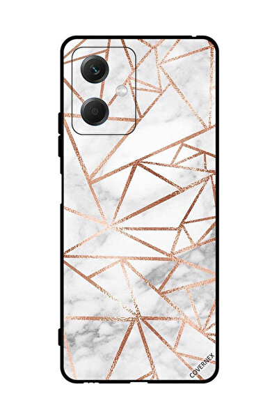 Covernex غطاء حماية لهاتف شاومي ريدمي نوت 12 بنمط رخامي وورق جدران