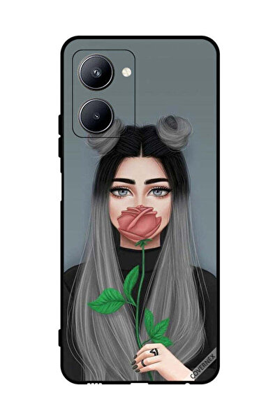 Covernex غطاء حماية لهاتف Realme C33 - تصميم فتاة لطيفة