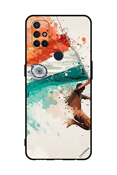 Covernex غطاء حماية لهاتف OnePlus Nord N10 5G يحمل علم الهند أثناء الطيران