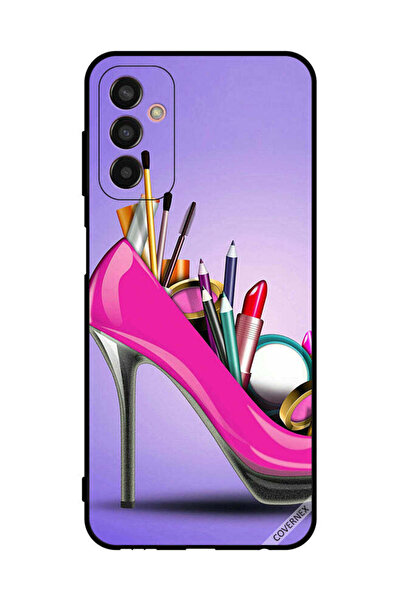 Covernex Protective Case Cover For Samsung Galaxy F13 Shoe With Makeup