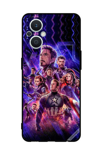 Covernex غطاء حماية لهاتف Oppo Reno 7 Z 5G بخلفية Avengers Endgame
