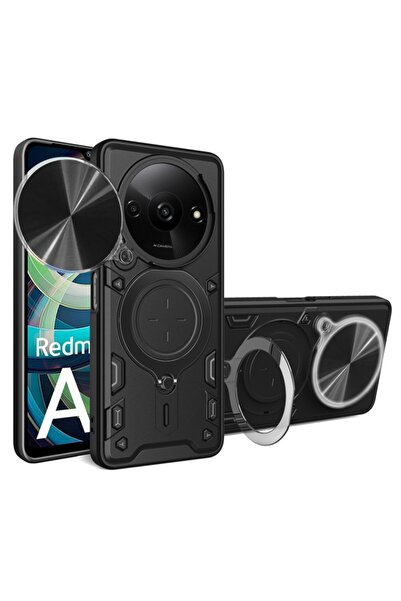 SKYDDAR INNOVATION Husă pentru Xiaomi Redmi A3, CamGuard Pro, inel magnetic, ...