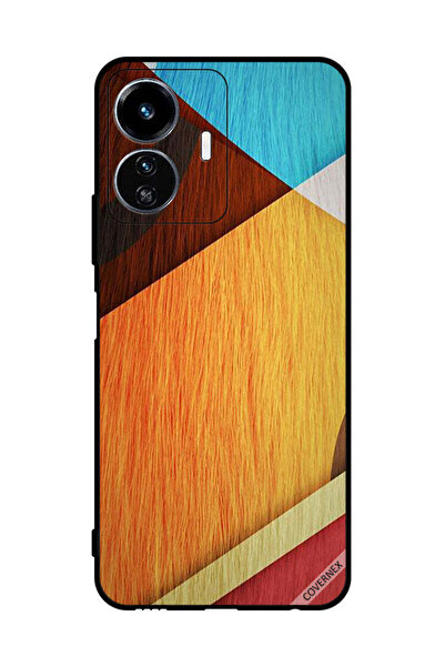 Covernex غطاء حماية لهاتف vivo Y77e بنسيج خشبي