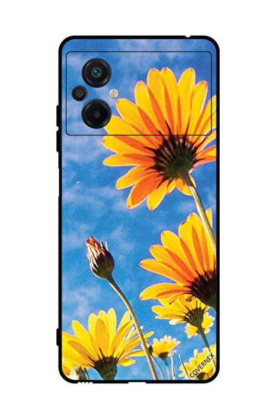 Covernex غطاء حماية لهاتف شاومي بوكو M5 4G - زهور عباد الشمس