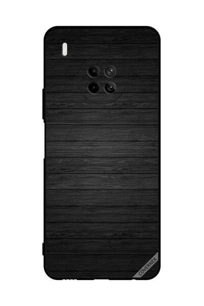 Covernex غطاء حماية لهاتف هواوي Y9A بنمط خشبي داكن