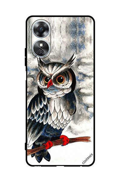 Covernex غطاء حماية لهاتف Oppo A17 - رسم بومة