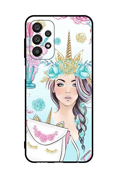 Covernex غطاء حماية لهاتف سامسونج جالاكسي A23 5G رموش على الحقيبة وفتاة وحيد ...