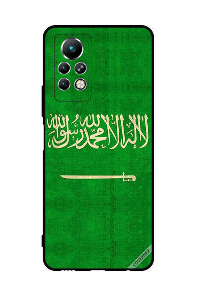 Covernex غطاء حماية لجهاز إنفينيكس نوت 11 برو بعلم المملكة العربية السعودية ا...