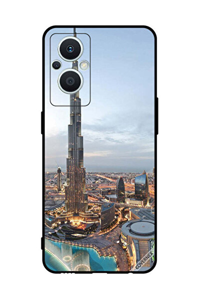 Covernex غطاء حماية لهاتف Oppo Reno 7 Z 5G منظر جميل لوسط مدينة دبي