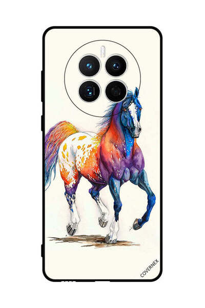 Covernex غطاء حماية لهاتف هواوي ميت 50E - رسمة حصان