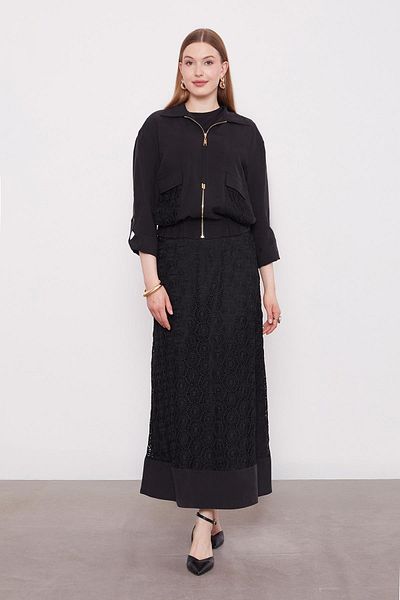 Levidor Floral Lace Skirt Set