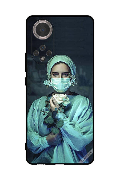 Covernex غطاء حماية لهاتف Honor 50 ممرضة تحمل زهرة
