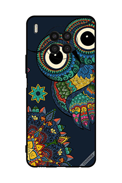 Covernex غطاء حماية لهاتف Honor 50 Lite بتصميم بومة زهرية