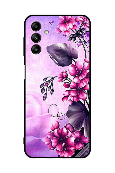 Covernex غطاء حماية لهاتف سامسونج جالاكسي A04s بخلفية زهور رومانسية