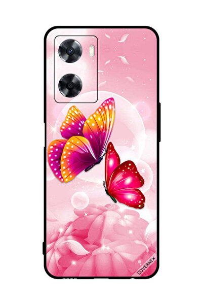 Covernex غطاء حماية لهاتف Oppo A77s بنقشة فراشات لطيفة