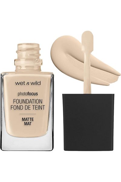 WET N WİLD Photo Focus Matte Liquid Foundation Neutral Soft Ivory, Vegan & Cruelty-Free