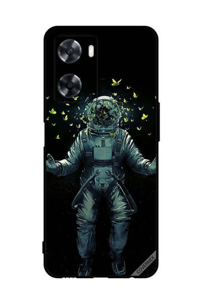Covernex غطاء حماية لهاتف Oppo A77s - رائد فضاء وفراشات