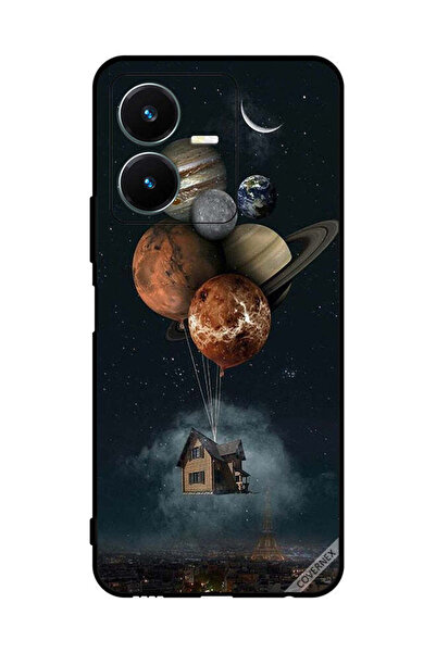 Covernex غطاء حماية لهاتف Vivo Y22s - Balloon Planets Takes Home