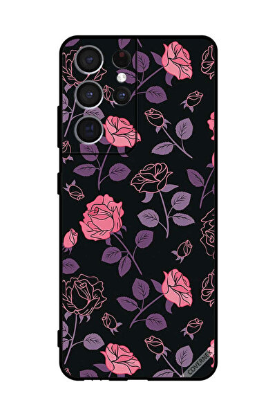 Covernex غطاء حماية لهاتف سامسونج S21 ألترا 5G، زهور باستيل جوث