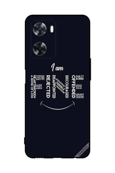 Covernex غطاء حماية لهاتف Oppo A77 4G بخط اليد "أنا بخير"