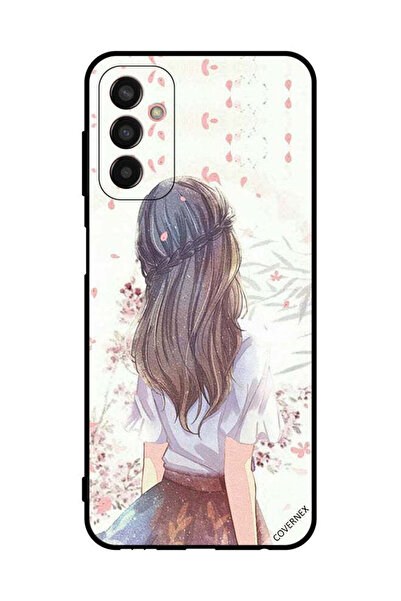 Covernex غطاء حماية لهاتف سامسونج جالاكسي M13 - فتاة لطيفة في تفكير عميق