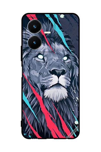 Covernex غطاء حماية لهاتف Vivo Y22s مع رسمة الأسد الملك