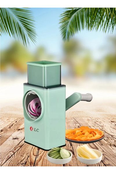 DLC Manual vegetable slicer green 30 x 20 x 10 centimeters