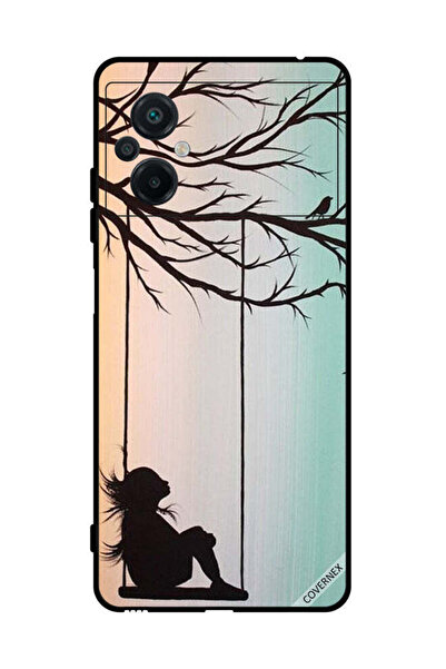 Covernex غطاء حماية لهاتف شاومي بوكو M5 4G، رسمة فنية لفتاة صغيرة حزينة