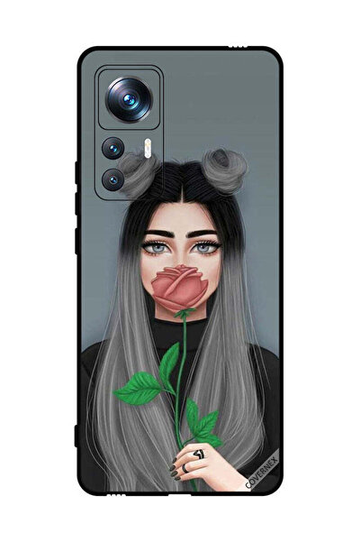 Covernex غطاء حماية لهاتف شاومي 12T Pro بتصميم فتاة لطيفة