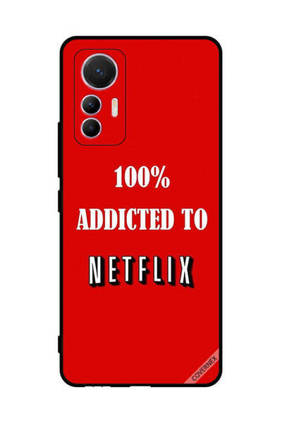 Covernex غطاء حماية لهاتف شاومي 12 لايت، مدمن على نتفليكس بنسبة 100%