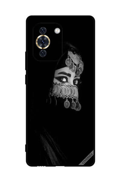 Covernex غطاء حماية لهاتف هواوي نوفا 10 برو، فتاة ذات عيون جميلة ووجه مزين با...