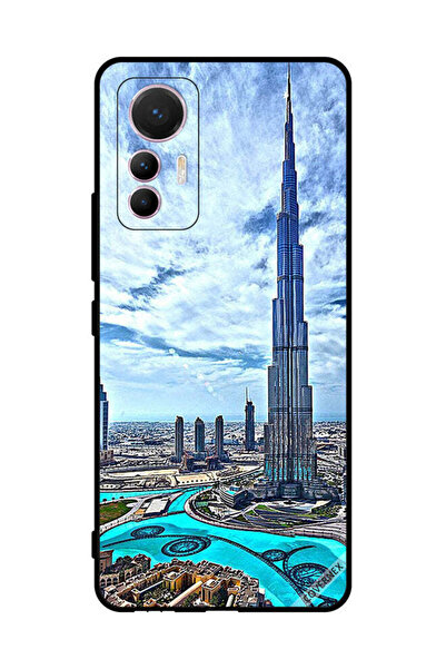 Covernex غطاء حماية لهاتف شاومي 12 لايت - برج خليفة - سحاب