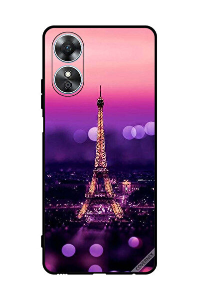 Covernex غطاء حماية لهاتف Oppo A17 - برج إيفل