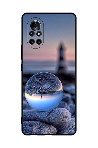 Covernex غطاء حماية لهاتف هواوي نوفا 8، تصوير رائع للطبيعة في زجاج دائري
