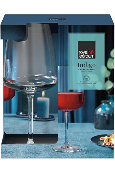 Royal Leerdam 4PCS INDIGO WINE GLASS SET 600 ML
