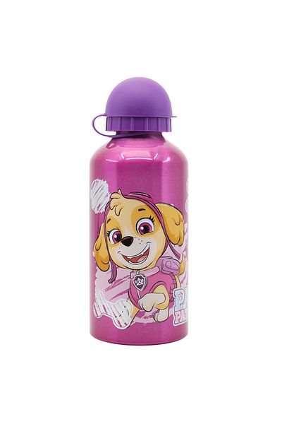 PAW PATROL Water bottle, for children, made of aluminum, BPA-free, multicolor, 400 ml, Girl Sketch, Paw Patrol