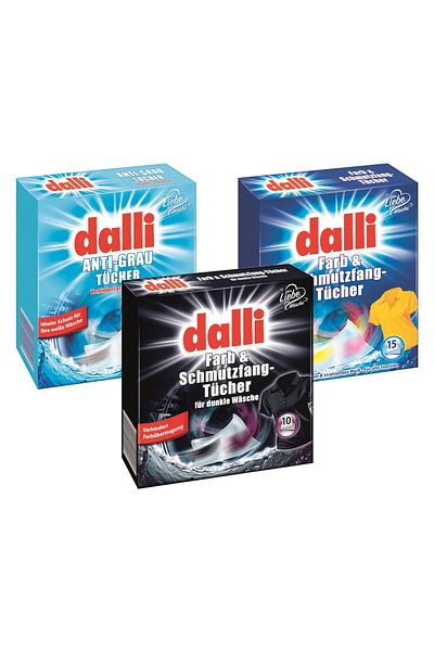 Dalli laundry wipes white black MIX 40 pcs