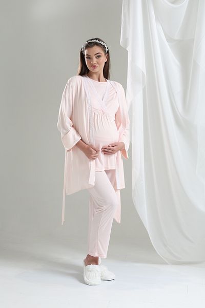 Tuba Lohusa Tuba Special Design Triple Pajama Set