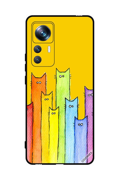 Covernex Protective Case Cover For Xiaomi 12T Pro Cat Puppet Art